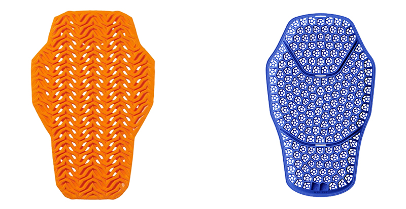 Alpinestars AMT-8 Stretch Drystar XF back protector options